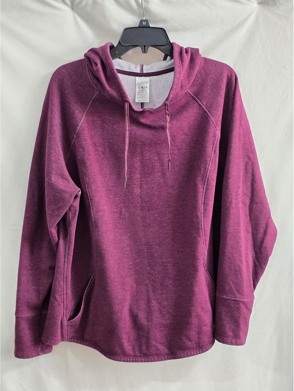 Athletic Works Women's Hoodie Pullover in Burgundy, Size XXL/3XG